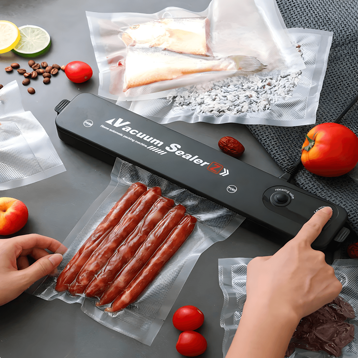 Mašina za vakumiranje hrane + 10 kesa GRATIS